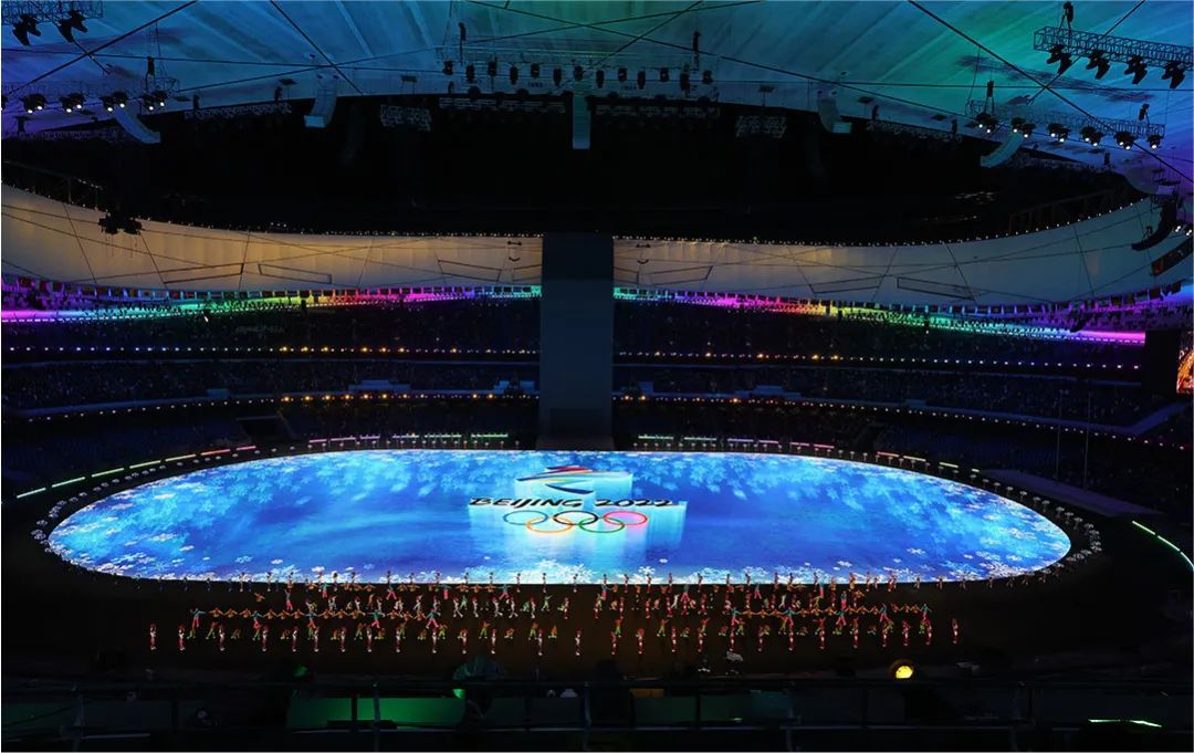 北京冬奥会开幕,视觉景观展示中国文化与体育精神