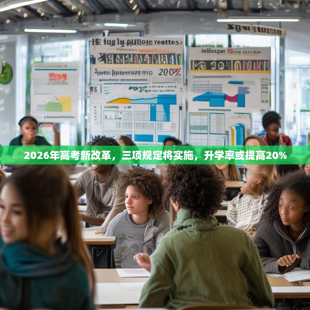 2026年高考新改革，三项规定将实施，升学率或提高20%