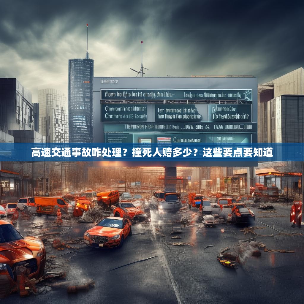 高速交通事故咋处理？撞死人赔多少？这些要点要知道
