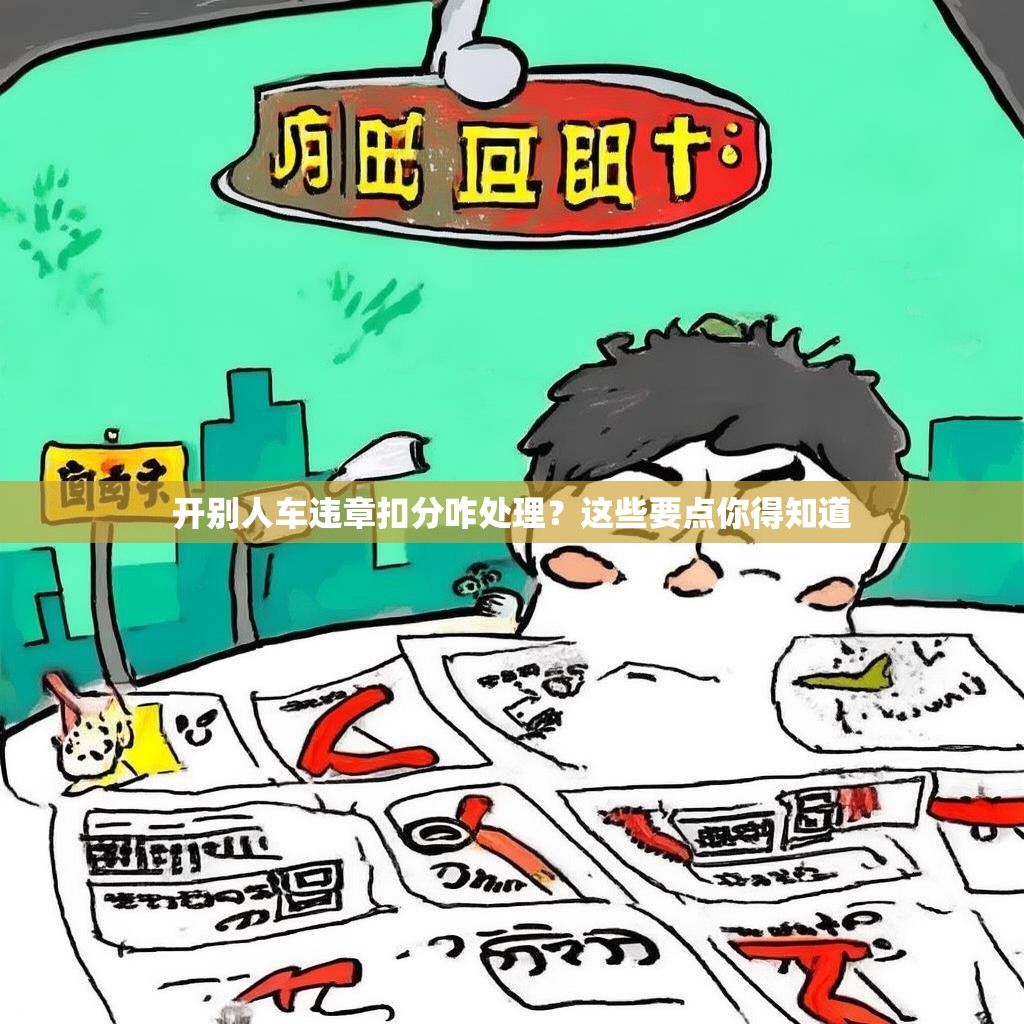 开别人车违章扣分咋处理？这些要点你得知道
