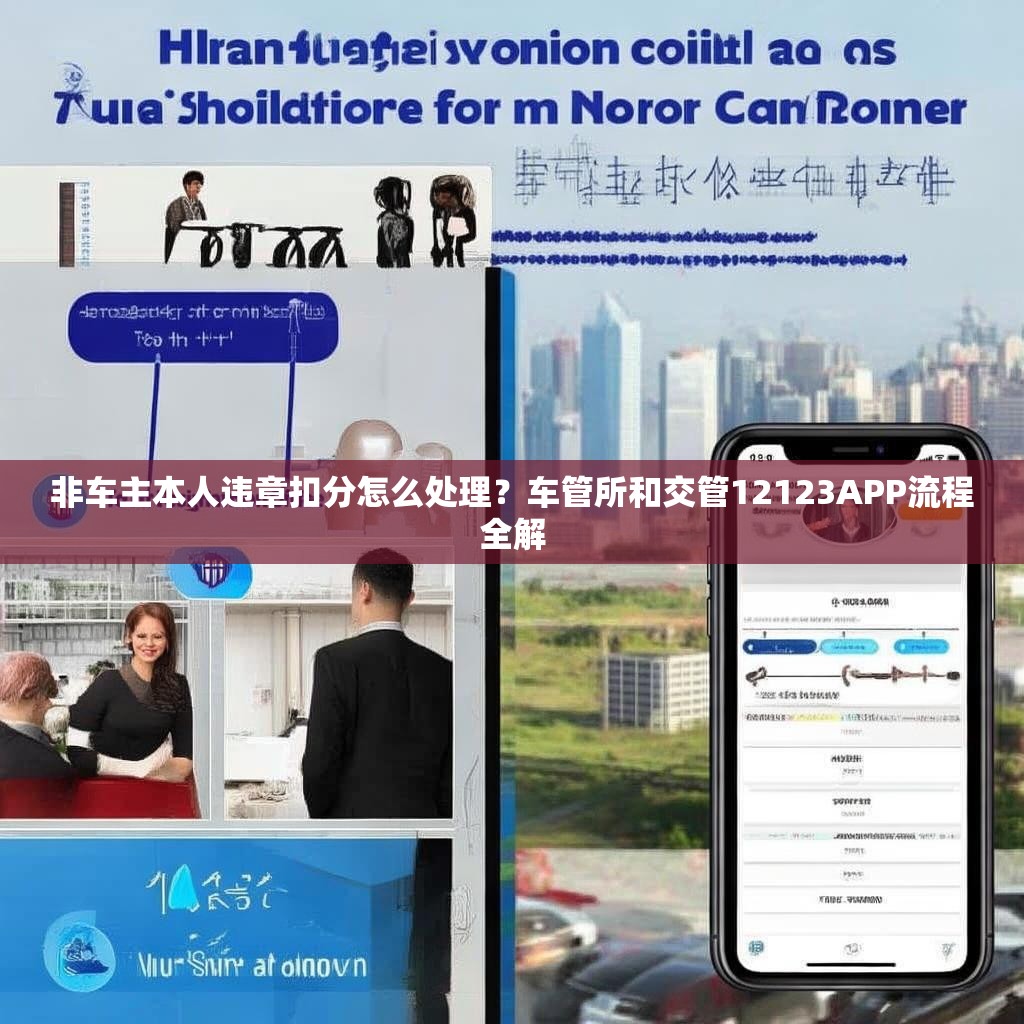 非车主本人违章扣分怎么处理？车管所和交管12123APP流程全解