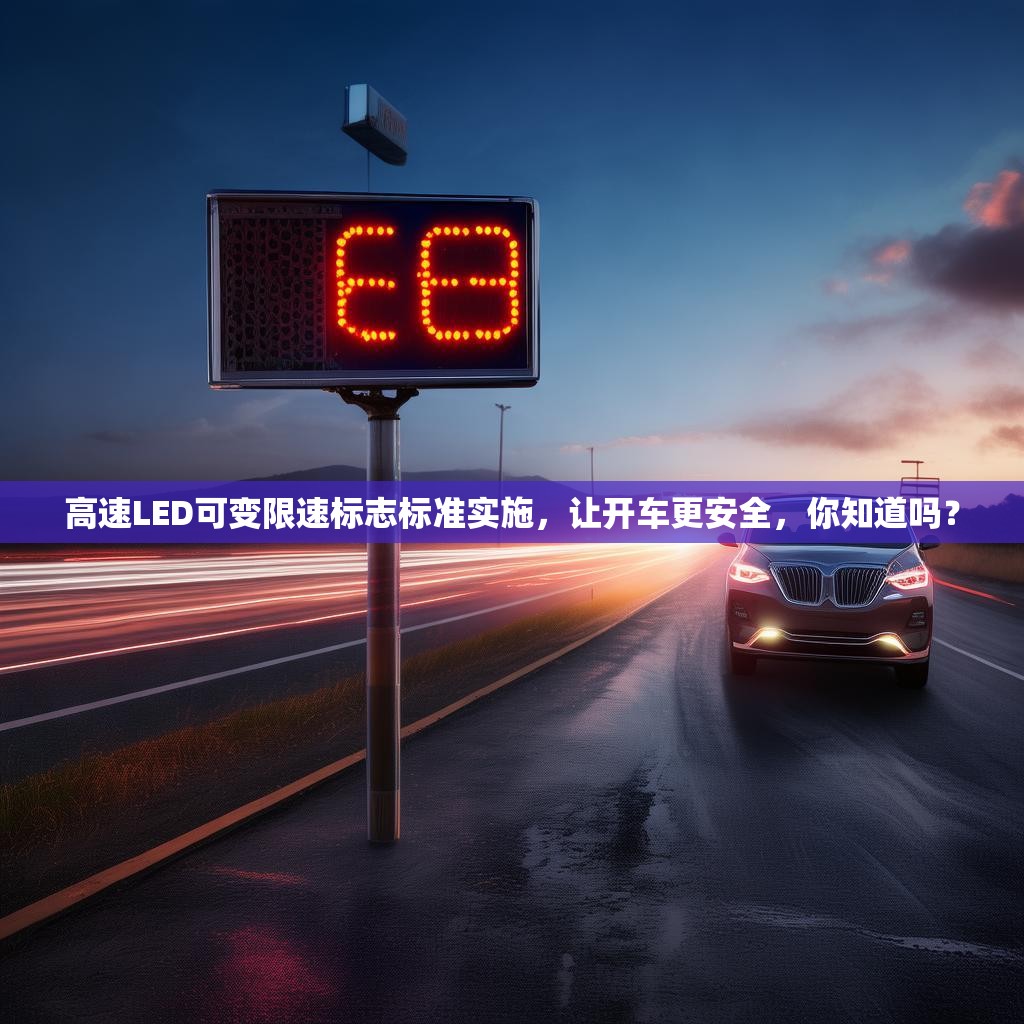 高速LED可变限速标志标准实施，让开车更安全，你知道吗？