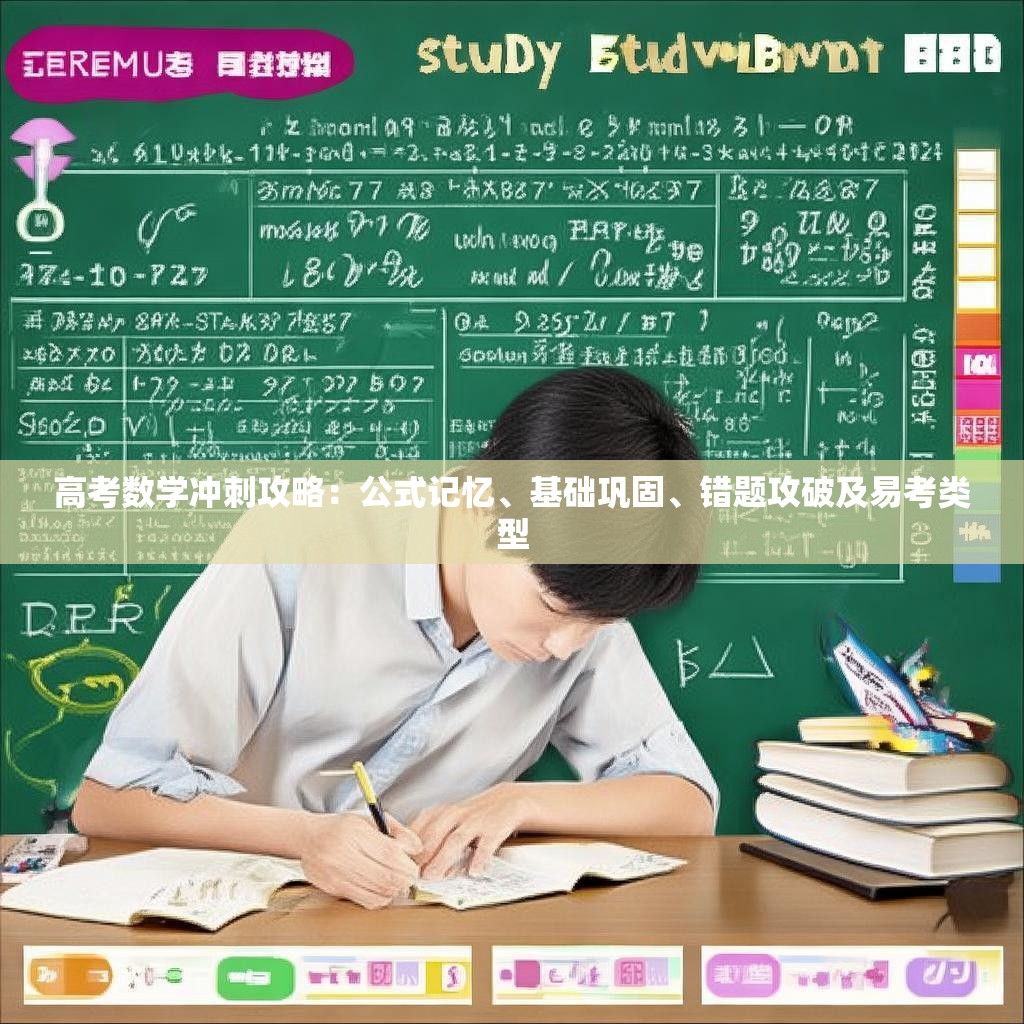 高考数学冲刺攻略:公式记忆、基础巩固、错题攻破及易考类型