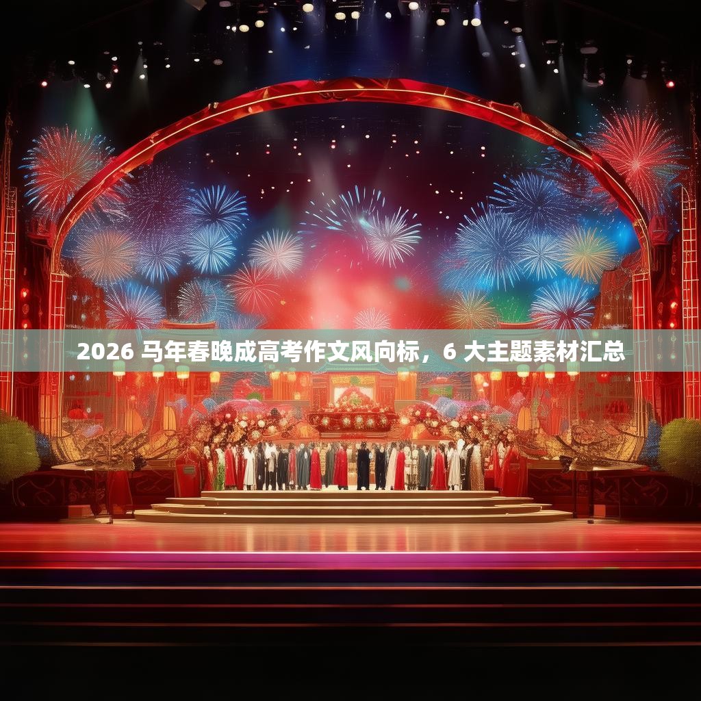 2026 马年春晚成高考作文风向标,6 大主题素材汇总
