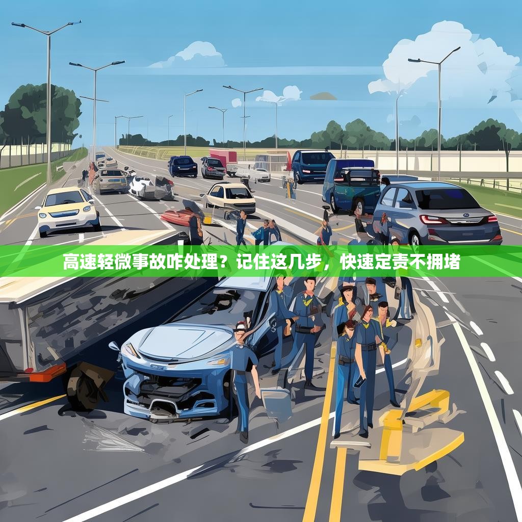 高速轻微事故咋处理？记住这几步，快速定责不拥堵