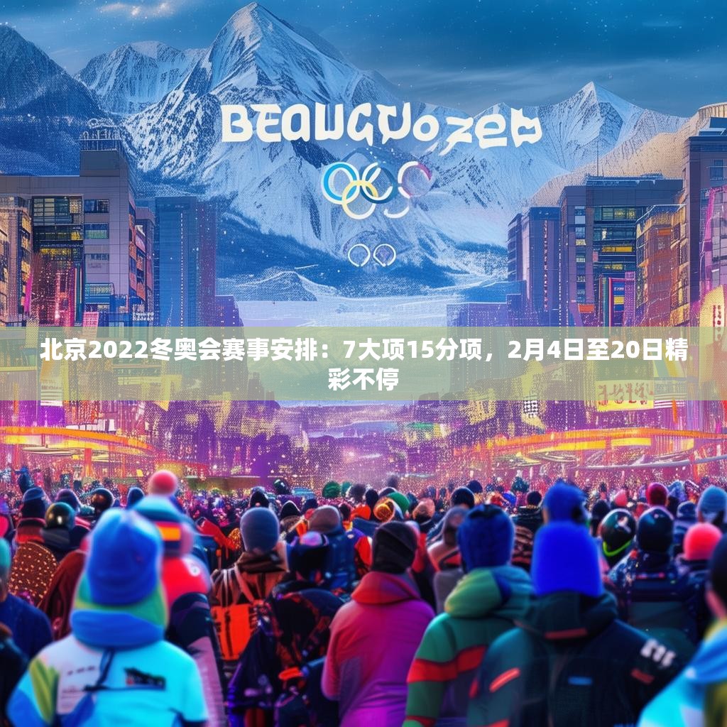 北京2022冬奥会赛事安排：7大项15分项，2月4日至20日精彩不停