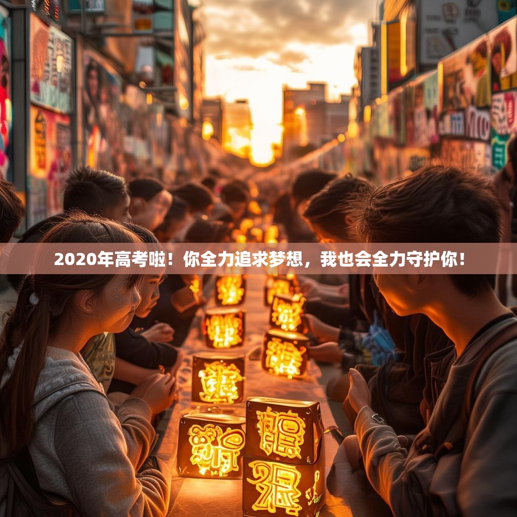 2020年高考啦！你全力追求梦想，我也会全力守护你！