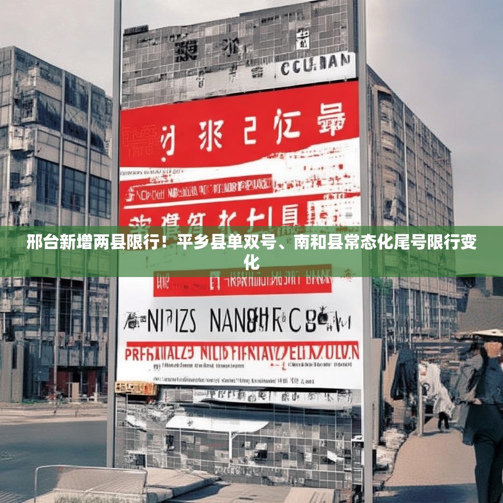 邢台新增两县限行!平乡县单双号、南和县常态化尾号限行变化