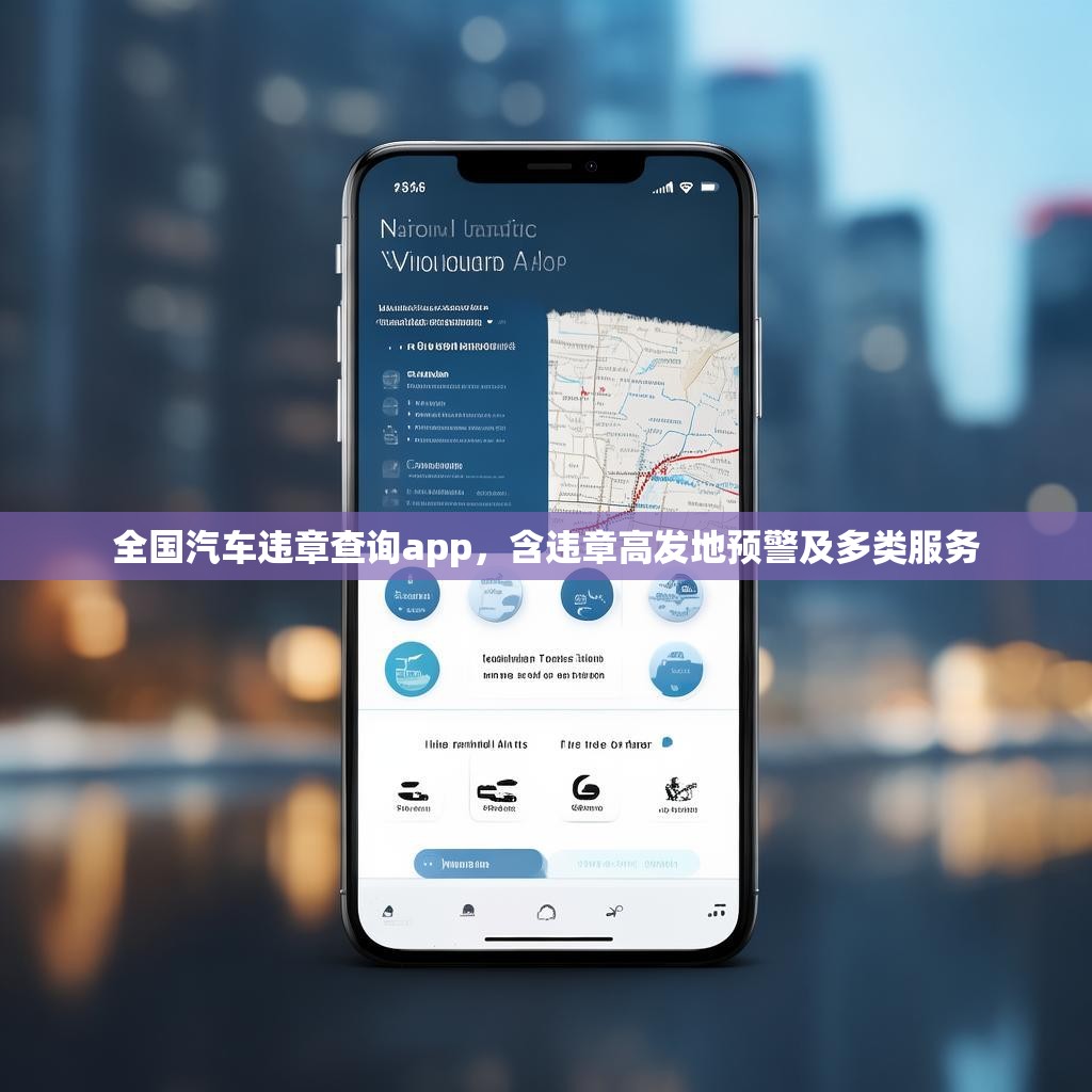 全国汽车违章查询app,含违章高发地预警及多类服务