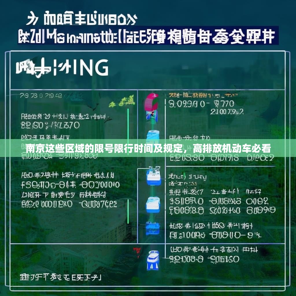 南京这些区域的限号限行时间及规定，高排放机动车必看