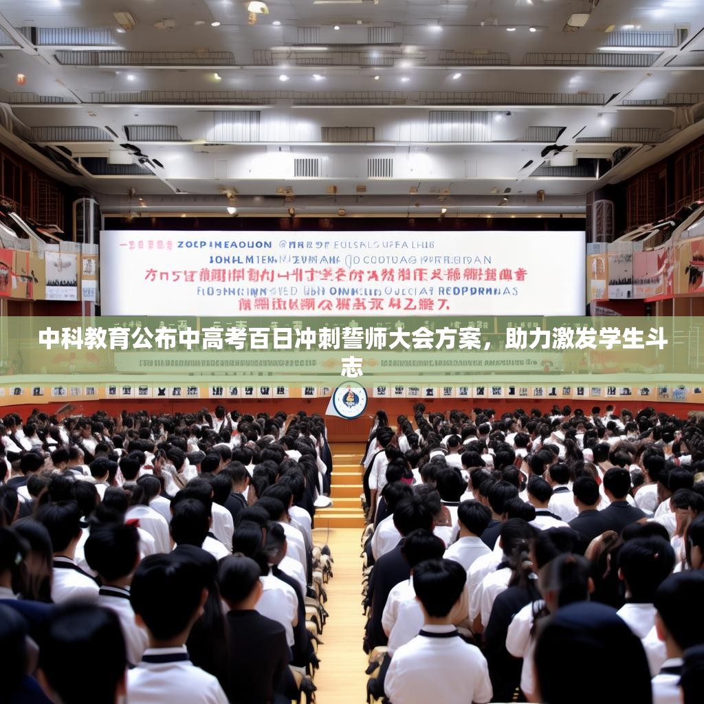 中科教育公布中高考百日冲刺誓师大会方案,助力激发学生斗志