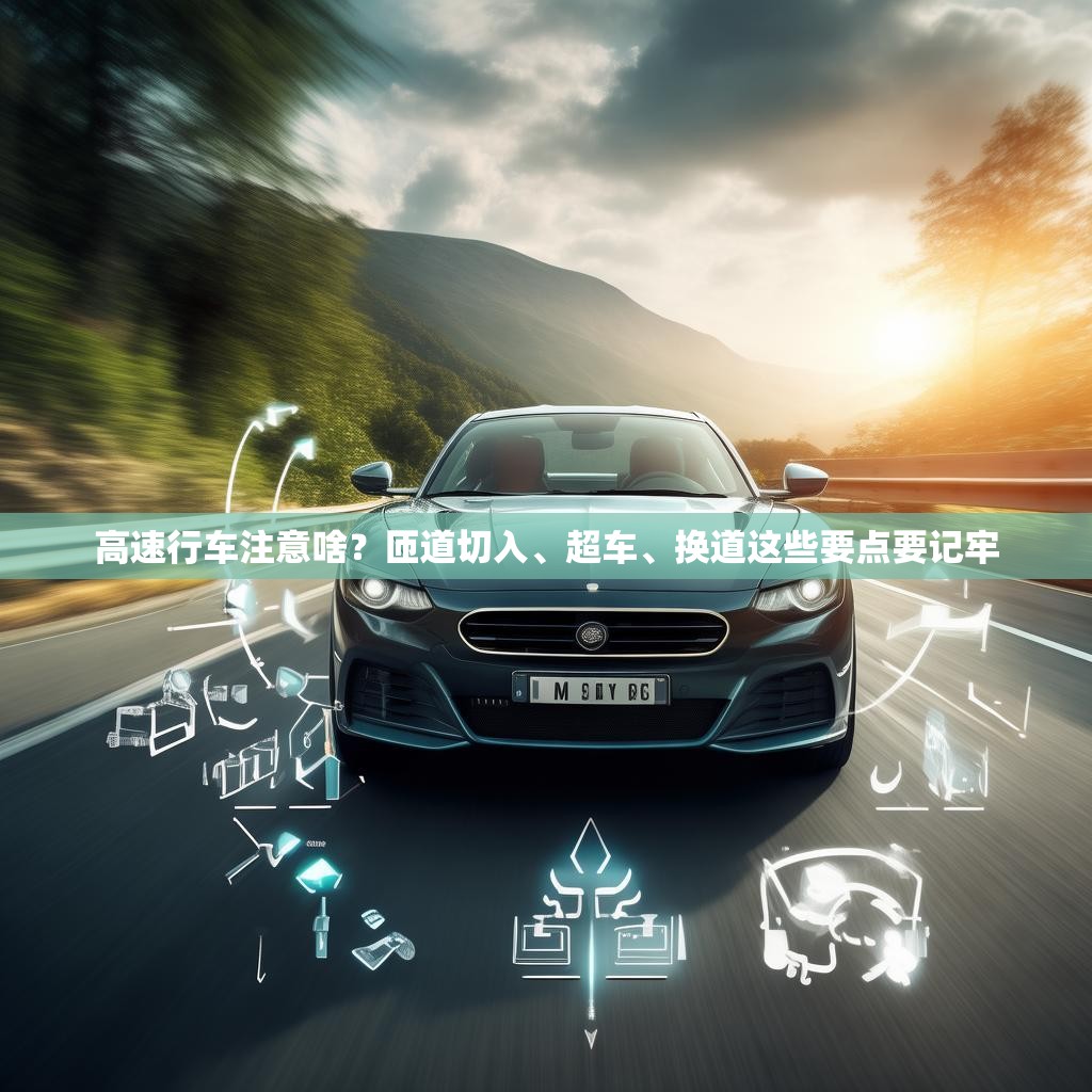 高速行车注意啥？匝道切入、超车、换道这些要点要记牢