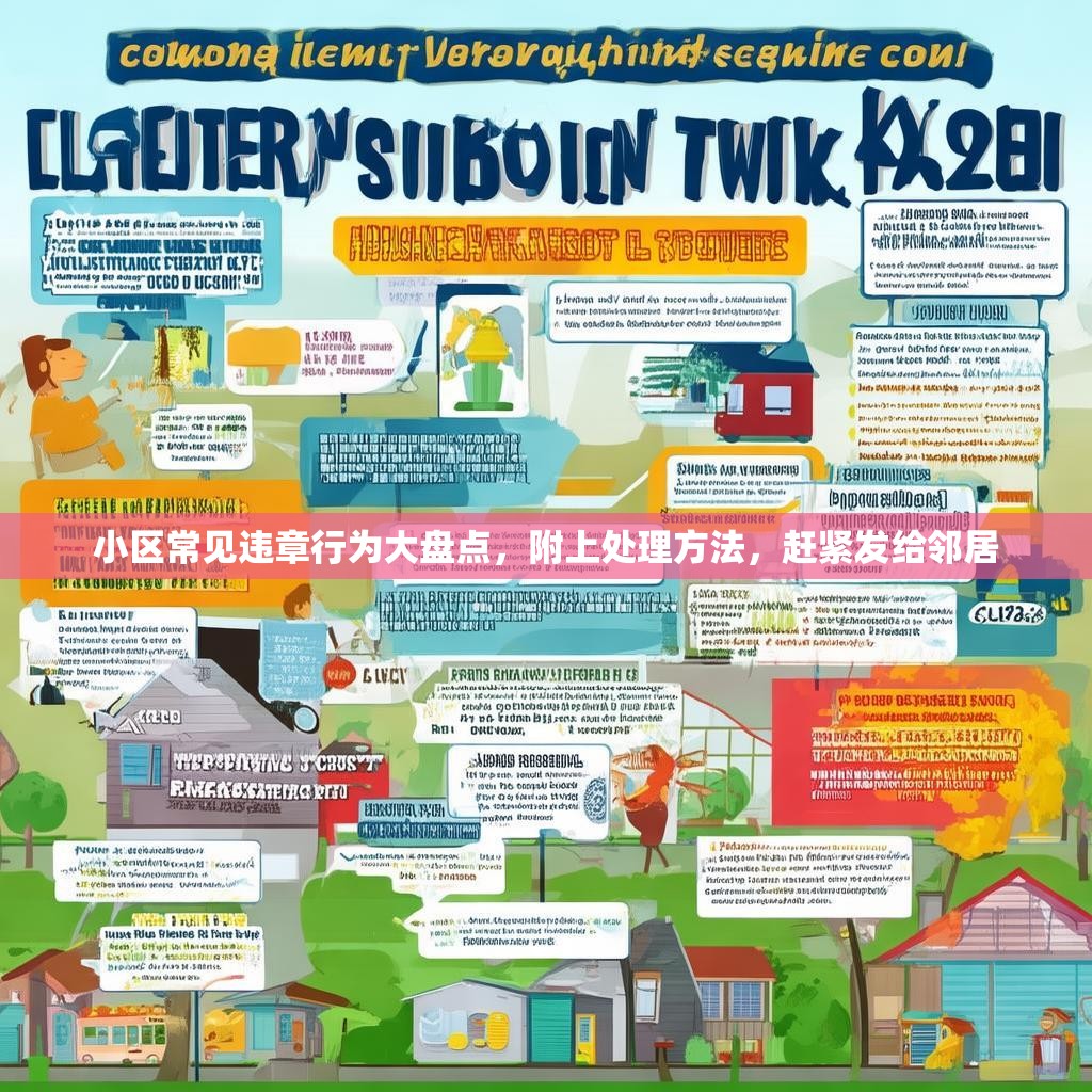 小区常见违章行为大盘点,附上处理方法,赶紧发给邻居