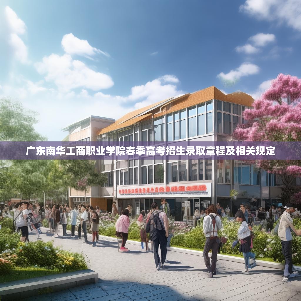 广东南华工商职业学院春季高考招生录取章程及相关规定