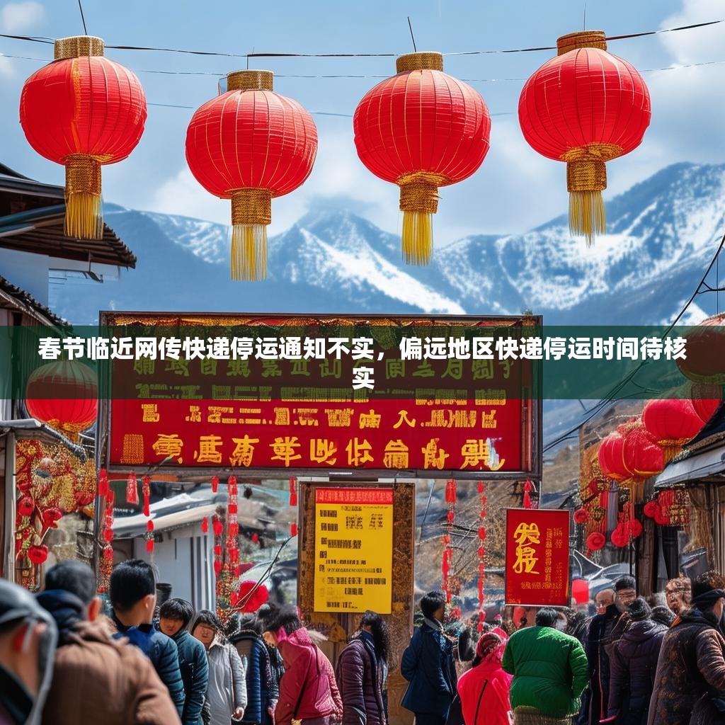 春节临近网传快递停运通知不实，偏远地区快递停运时间待核实