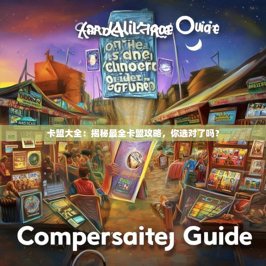 卡盟大全：揭秘最全卡盟攻略，你选对了吗？