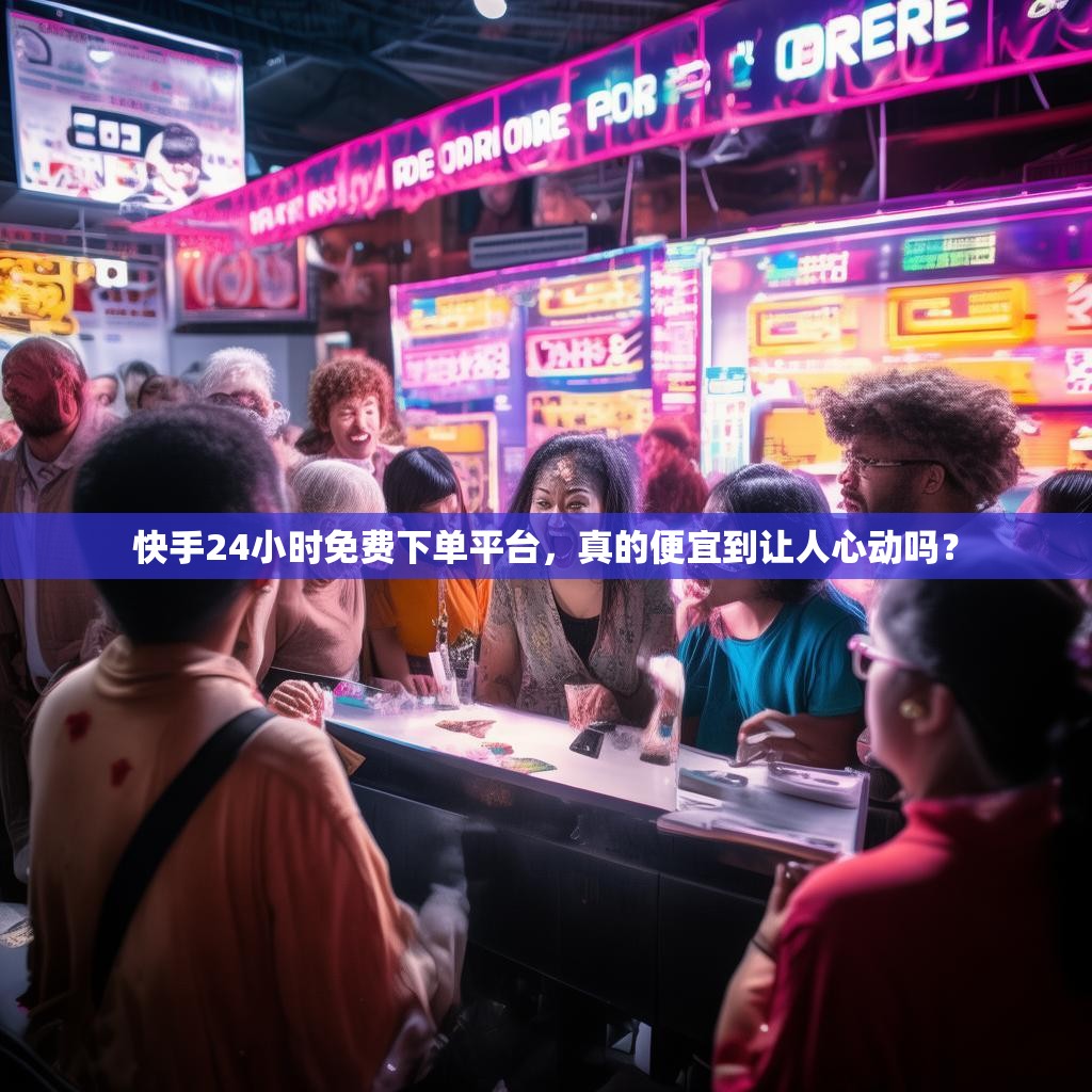 快手24小时免费下单平台,真的便宜到让人心动吗?