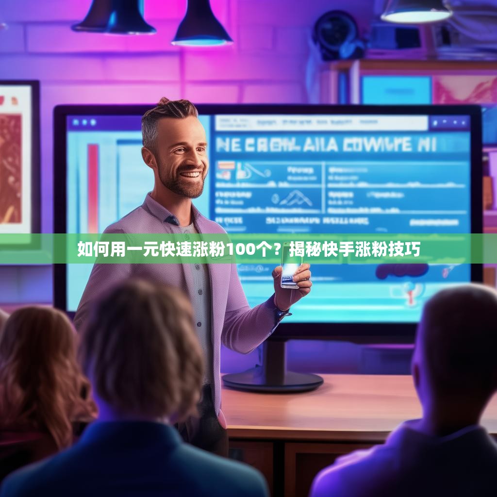 如何用一元快速涨粉100个？揭秘快手涨粉技巧
