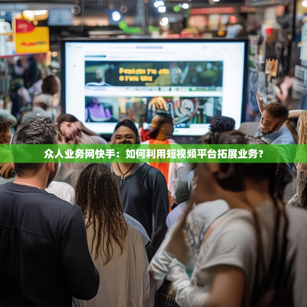 众人业务网快手:如何利用短视频平台拓展业务?
