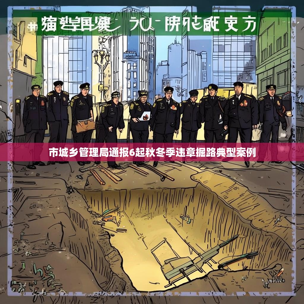 市城乡管理局通报6起秋冬季违章掘路典型案例