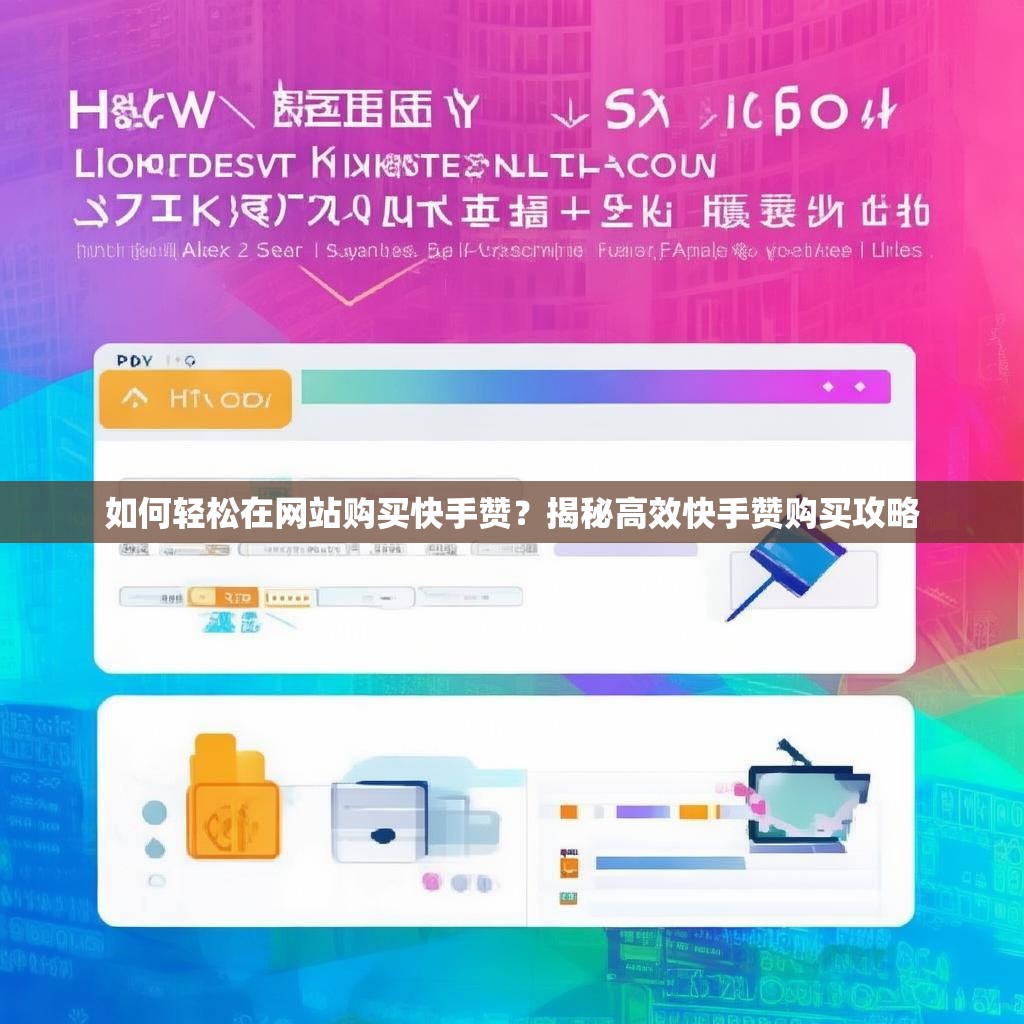 如何轻松在网站购买快手赞?揭秘高效快手赞购买攻略