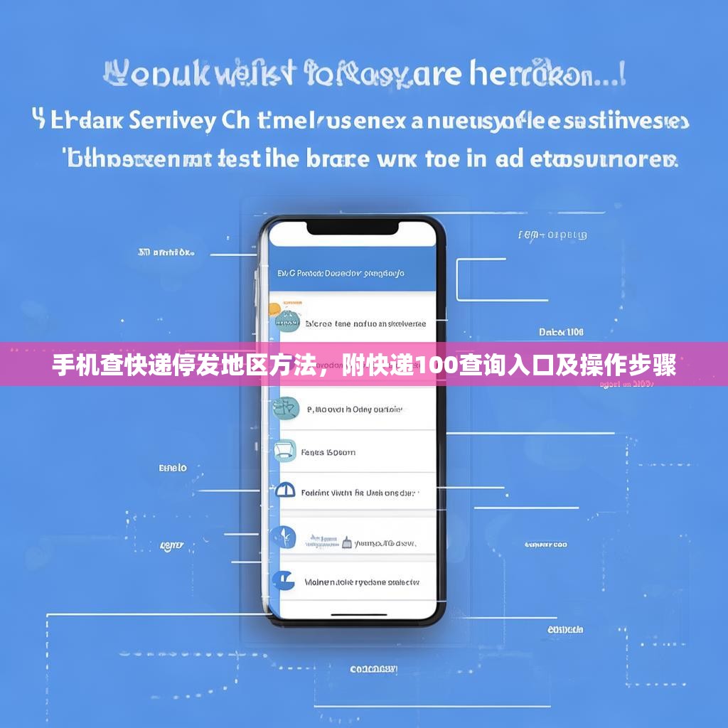 手机查快递停发地区方法，附快递100查询入口及操作步骤