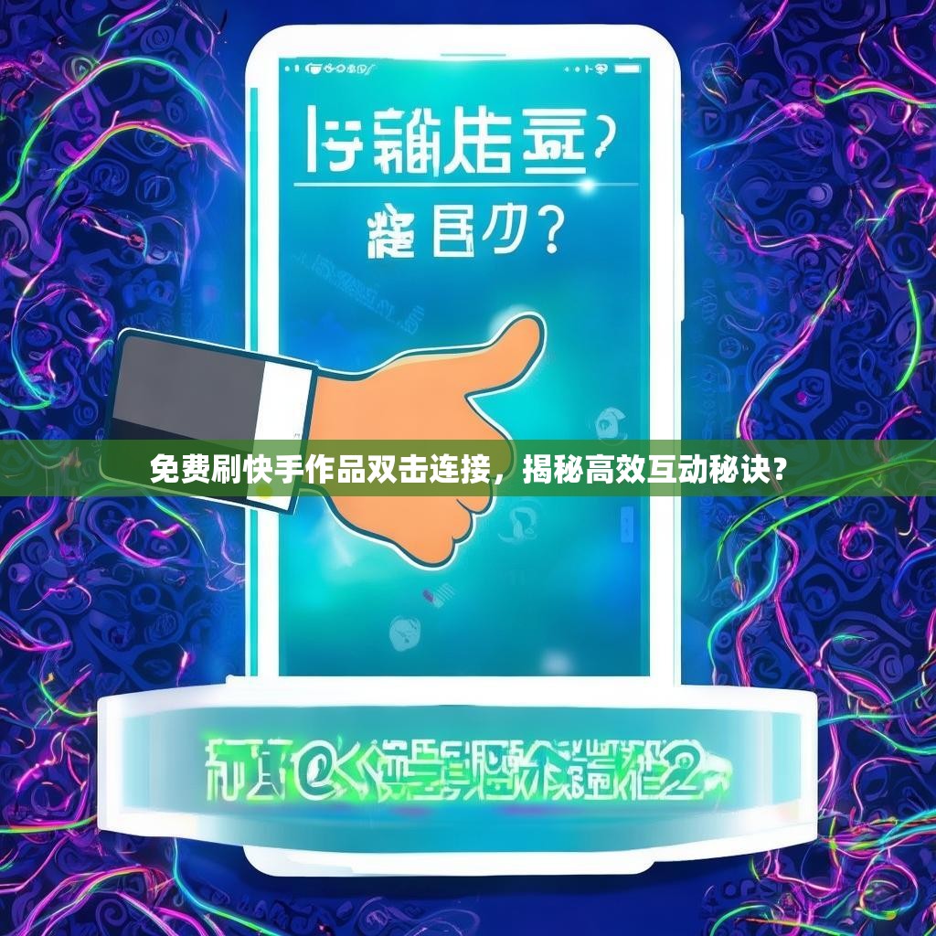免费刷快手作品双击连接，揭秘高效互动秘诀？