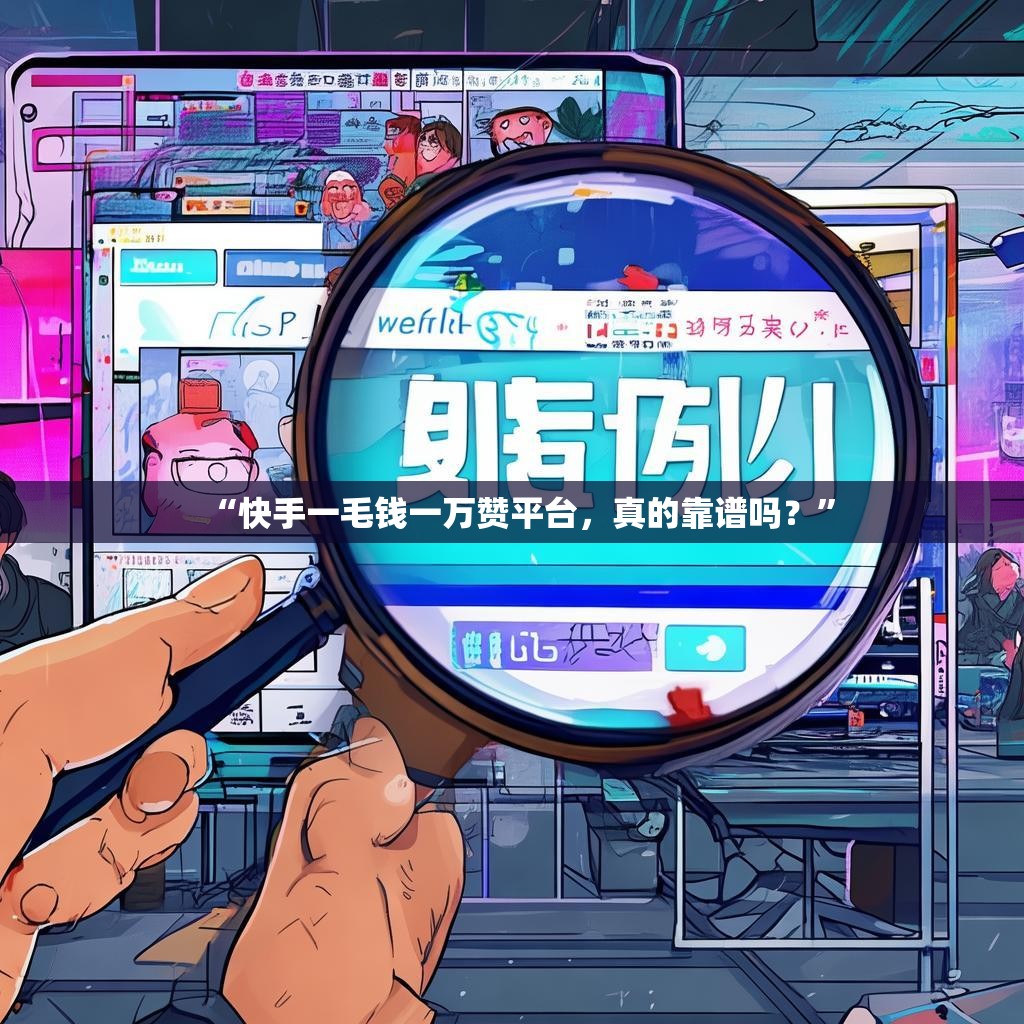 “快手一毛钱一万赞平台，真的靠谱吗？”