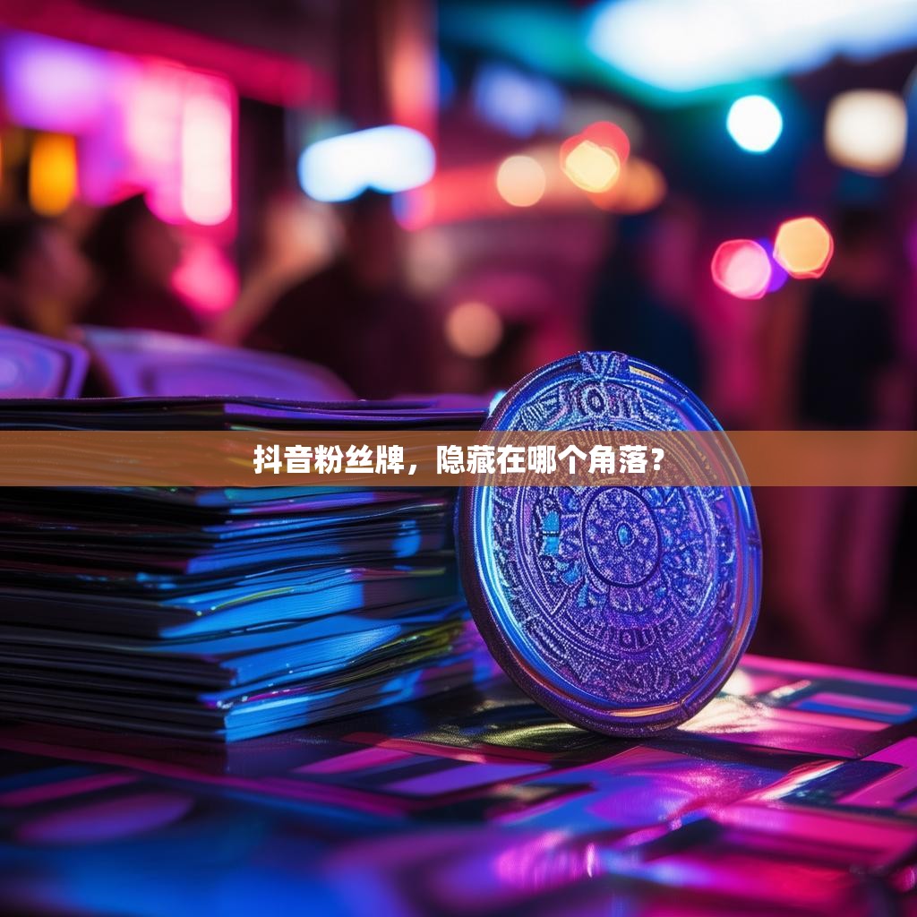抖音粉丝牌，隐藏在哪个角落？