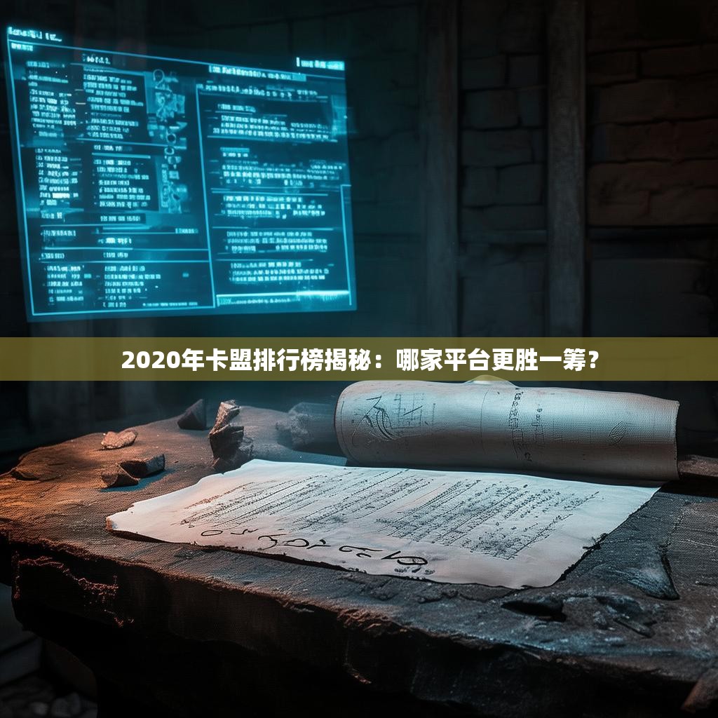 2020年卡盟排行榜揭秘：哪家平台更胜一筹？
