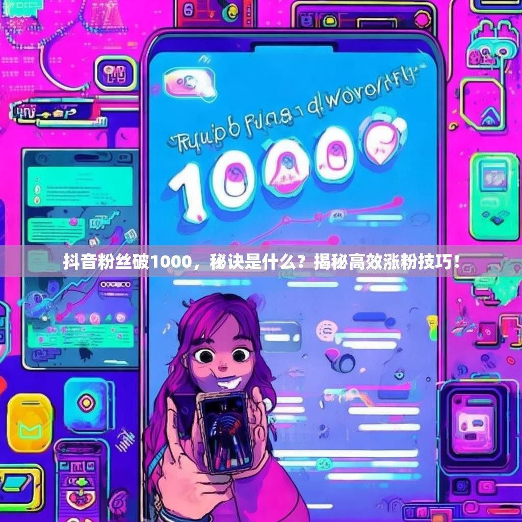 抖音粉丝破1000，秘诀是什么？揭秘高效涨粉技巧！