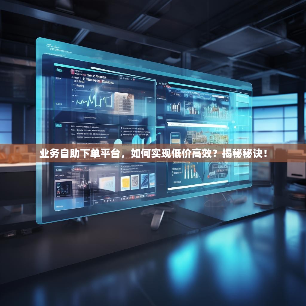 业务自助下单平台，如何实现低价高效？揭秘秘诀！