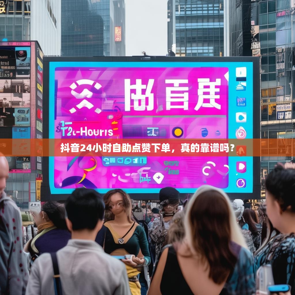 抖音24小时自助点赞下单，真的靠谱吗？