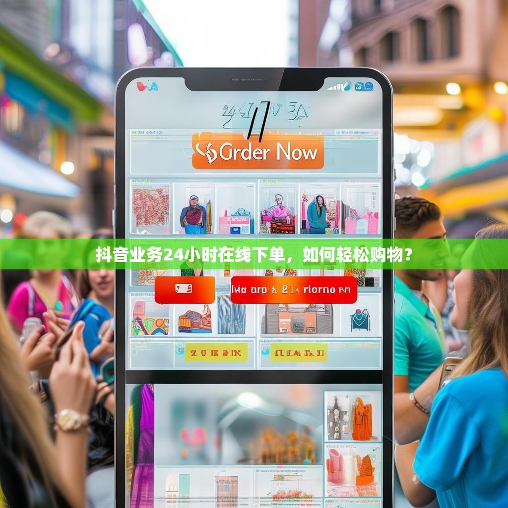 抖音业务24小时在线下单，如何轻松购物？
