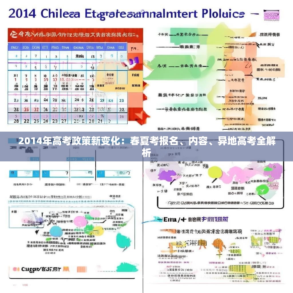 2014年高考政策新变化：春夏考报名、内容、异地高考全解析