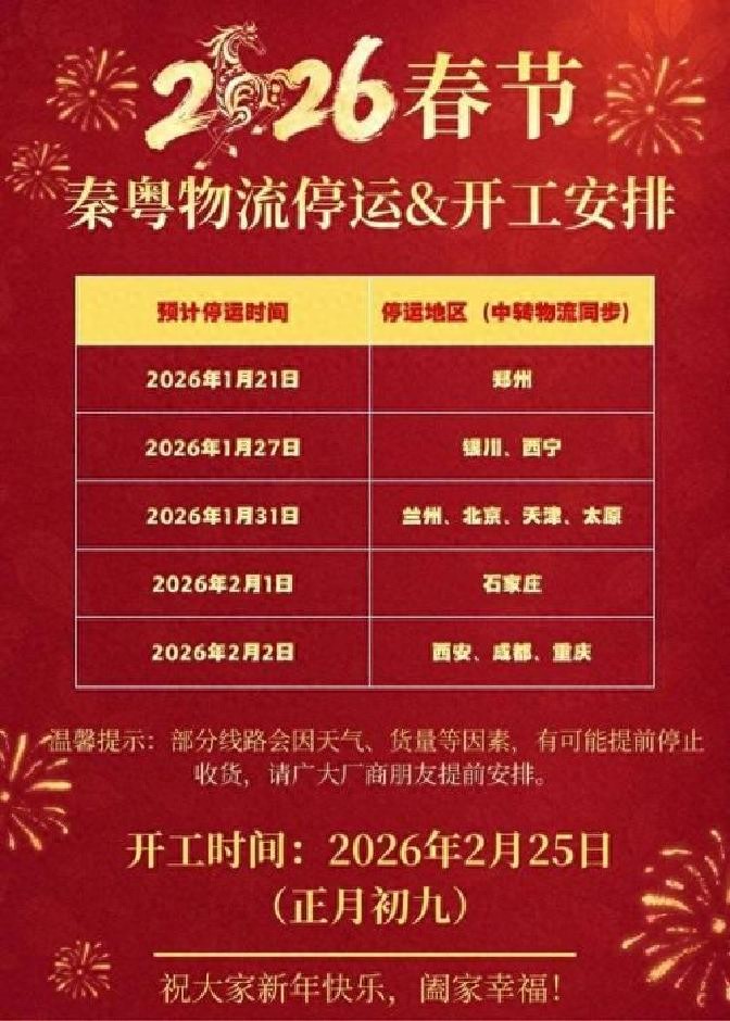 春节快递不停运！四大快递不加价，顺丰等加钱保障运力